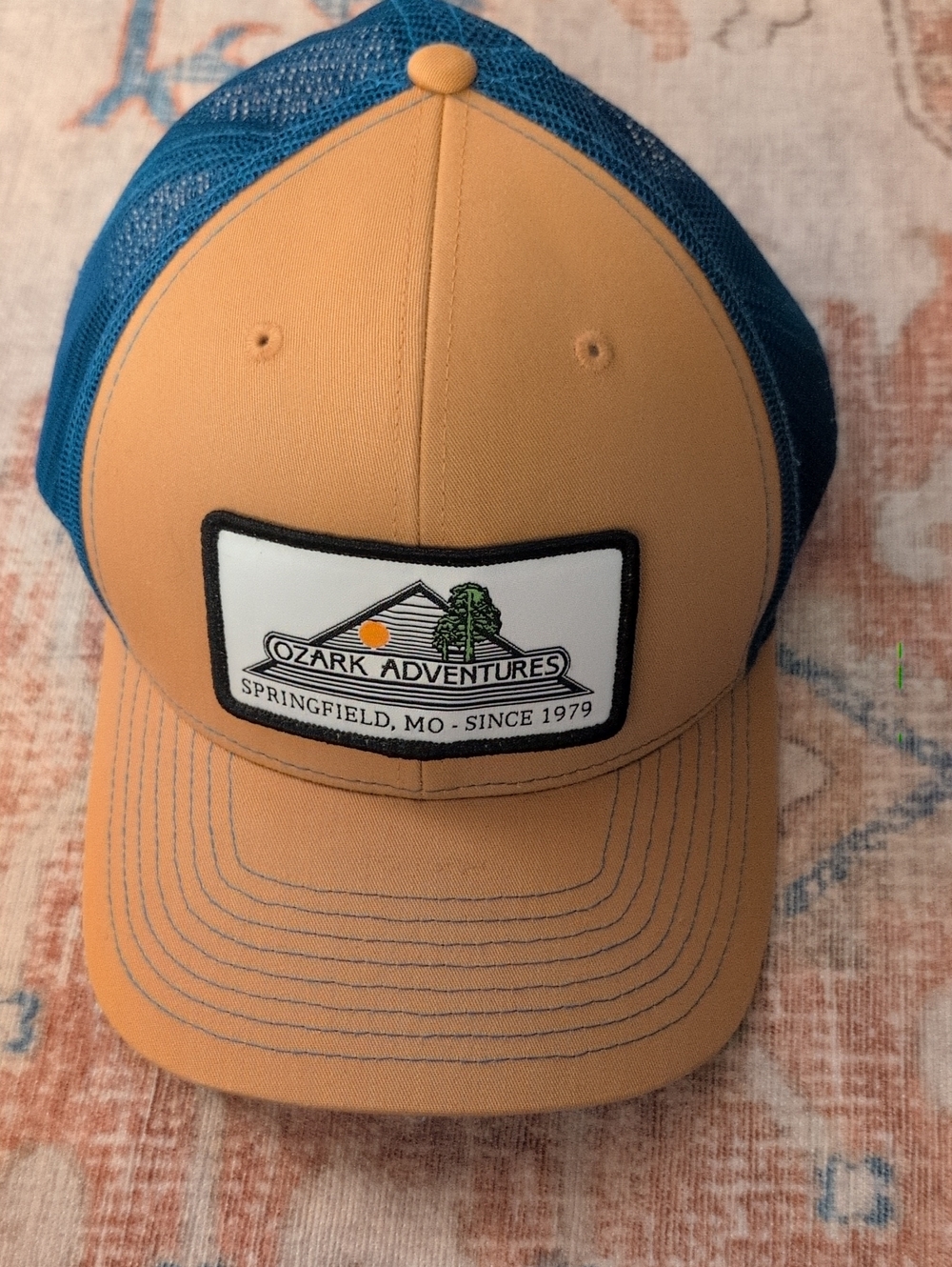 Ozark Adventures Orange & Blue Trucker Hat